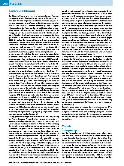 Vorschauseite 2: Eignung und Anwendung von GKV-Routinedaten zur Überprüfung von Versorgungsleitlinien am Beispiel der Indikation Linksherzinsuffizienz