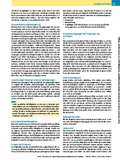 Vorschauseite 2: (Sprach-)Diagnostische Möglichkeiten bei 2-Jährigen