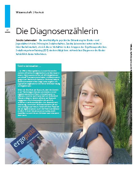 Vorschauseite 1: Die Diagnosenzählerin – Sandra Leineweber
