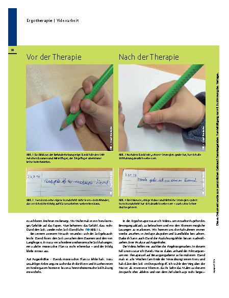 Vorschauseite 2: Film ab! – Videoarbeit in der Ergotherapie