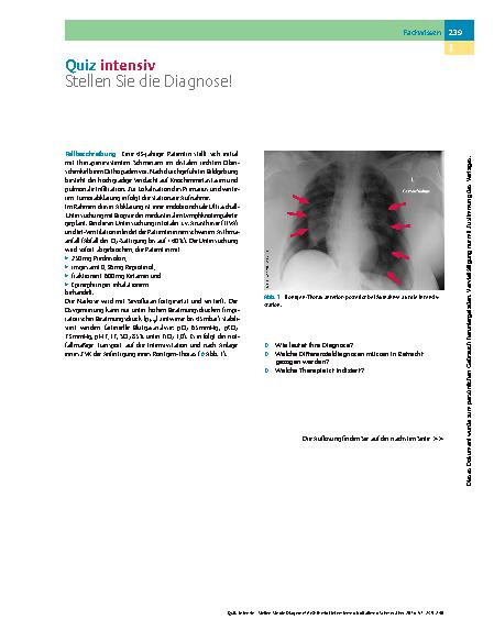 Vorschauseite 1: Quiz intensiv – Stellen Sie die Diagnose!