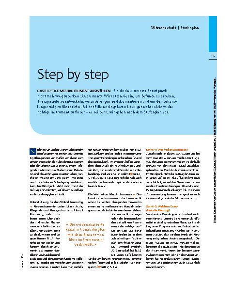 Vorschauseite 1: Step by step – Das richtige Messinstrument Auswählen