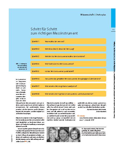 Vorschauseite 3: Step by step – Das richtige Messinstrument Auswählen