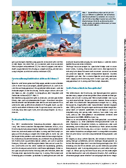 Vorschauseite 2: Die Besonderheiten der Ernährung im Leistungssport – von Freizeit- bis zu Hochleistungsaktivitäten