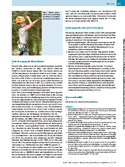 Vorschauseite 2: Aktiv in jedem Alter – Sport und Ernährung in den verschiedenen Lebensphasen: Kinder