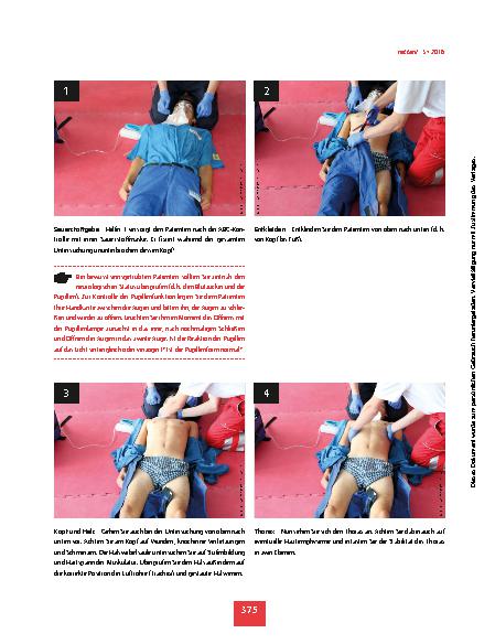 Vorschauseite 2: Schritt für Schritt: Orientierende Ganzkörperinspektion beim Traumapatienten