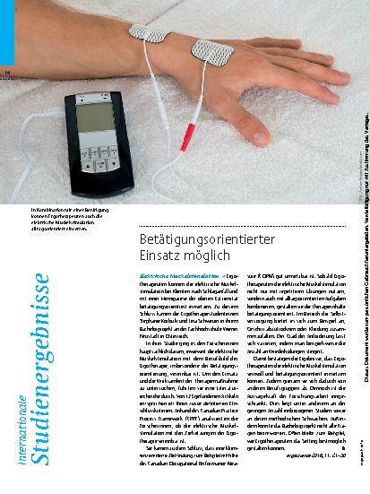 Vorschauseite 1: Internationale Studienergebnisse