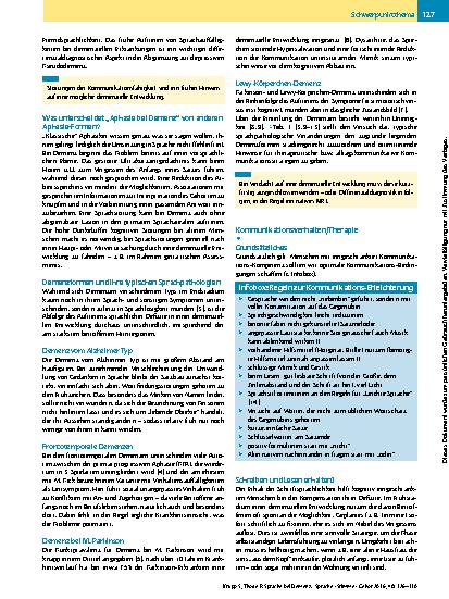 Vorschauseite 2: Sprache bei Demenz