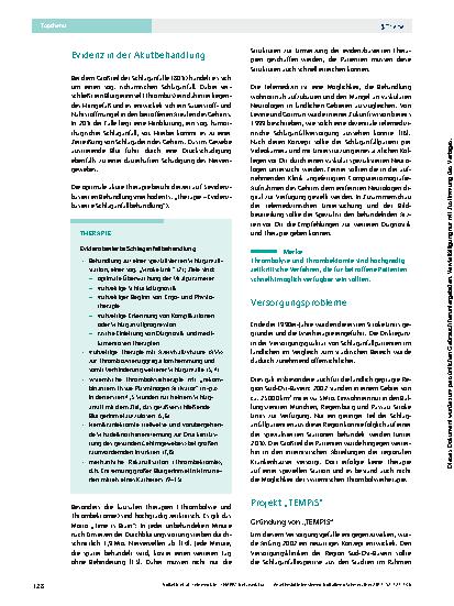Vorschauseite 2: Telemedizin: „TEMPiS“-Netzwerk für Schlaganfallbehandlung in der Regelversorgung