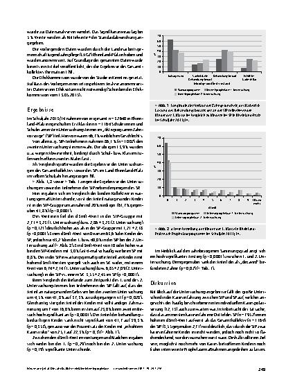 Vorschauseite 3: Die zahnärztliche selektive Intensivprophylaxe in Rheinland-Pfalz: Untersuchungen an Erstklässlern im Schuljahr 2013/2014