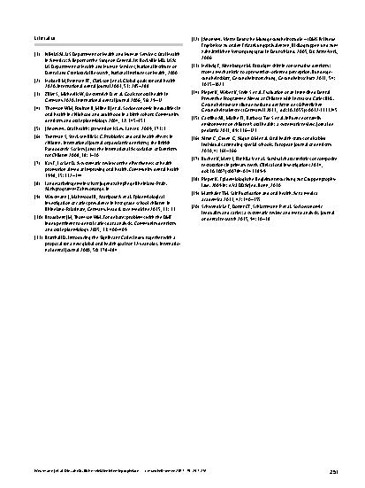 Vorschauseite 5: Die zahnärztliche selektive Intensivprophylaxe in Rheinland-Pfalz: Untersuchungen an Erstklässlern im Schuljahr 2013/2014