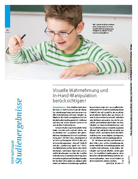 Vorschauseite 1: Internationale Studienergebnisse