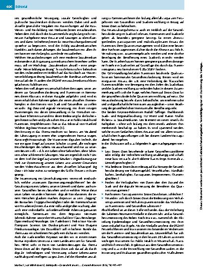 Vorschauseite 2: Metropolis – Gesundheit anders denken