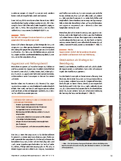Vorschauseite 2: Gewalt gegen Rettungsdienstpersonal