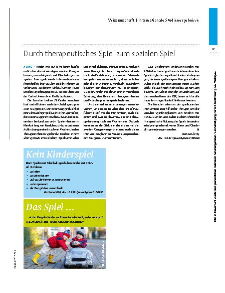 Vorschauseite 2: Internationale Studienergebnisse