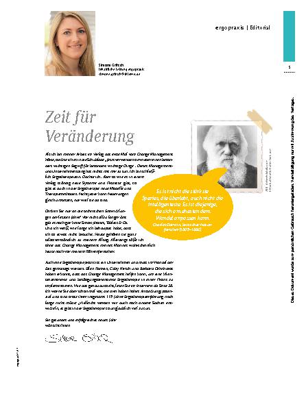 Vorschauseite 1: Zeit für Veränderung