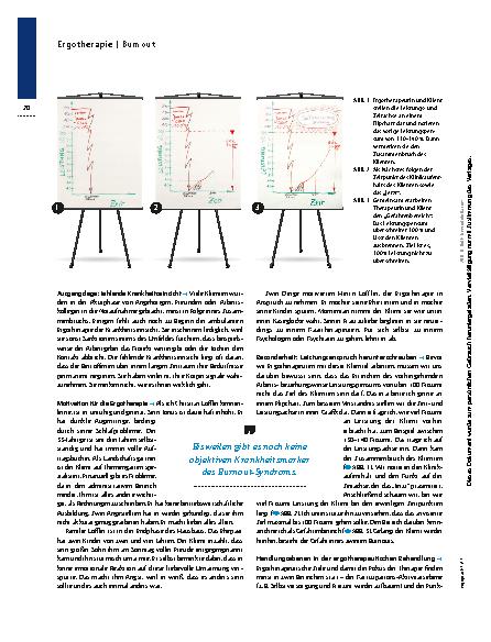 Vorschauseite 3: Ergotherapie bei Burnout – Den Energietank auffüllen