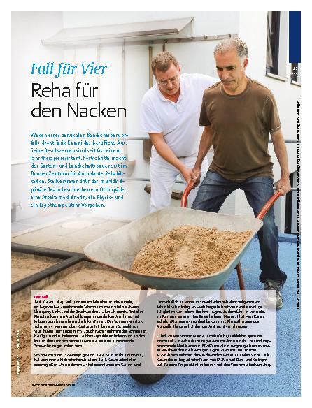 Vorschauseite 1: Fall für Vier – Reha für den Nacken