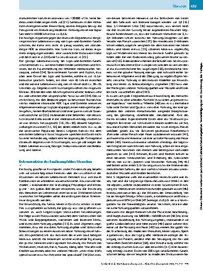 Vorschauseite 3: Die Paläoernährung und ihr Stellenwert für die Prävention und Behandlung chronischer Krankheiten