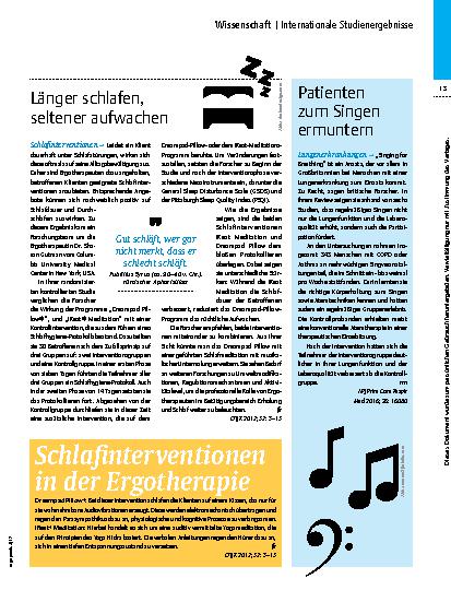 Vorschauseite 2: Internationale Studienergebnisse