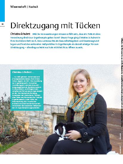 Vorschauseite 1: Christina Schubert – Direktzugang mit Tücken