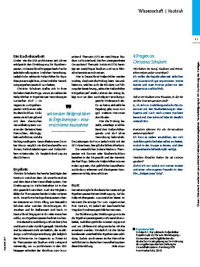 Vorschauseite 2: Christina Schubert – Direktzugang mit Tücken