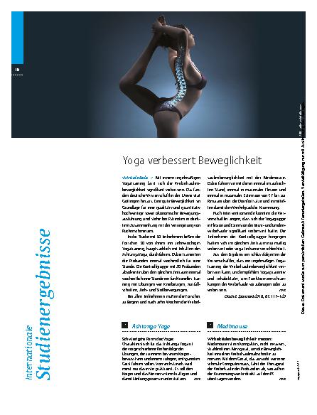 Vorschauseite 1: Internationale Studienergebnisse