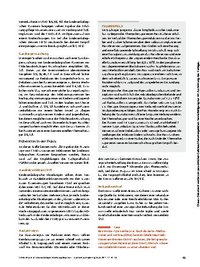 Vorschauseite 3: Kinderonkologie: Erhaltungspflege von Broviac- und Port-Kathetern