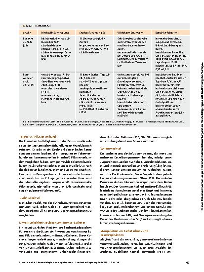 Vorschauseite 5: Kinderonkologie: Erhaltungspflege von Broviac- und Port-Kathetern