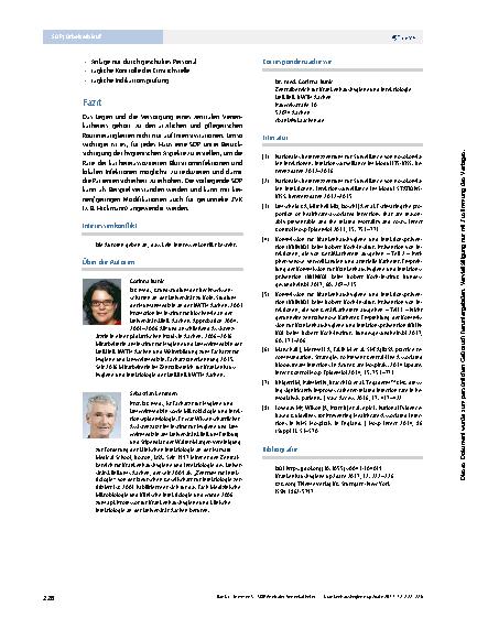 Vorschauseite 5: SOP Zentraler Venenkatheter (ZVK) – Anlage und Pflege