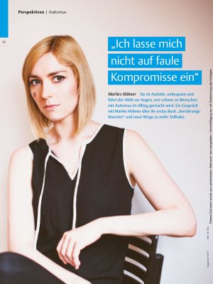 Vorschauseite 1: Marlies Hübner – „Ich lasse mich nicht auf faule Kompromisse ein“