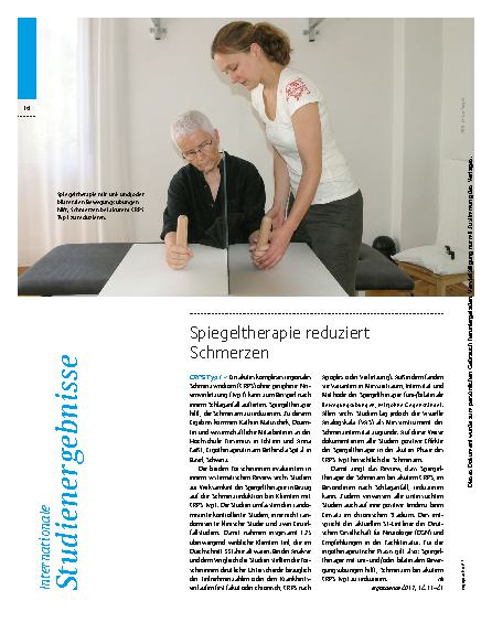 Vorschauseite 1: Internationale Studienergebnisse