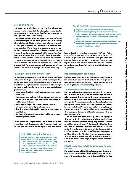 Vorschauseite 2: Integrative Krebstherapie