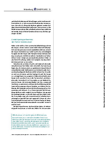 Vorschauseite 4: Integrative Krebstherapie