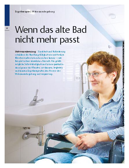 Vorschauseite 1: Wohnraumberatung – Wenn das alte Bad nicht mehr passt