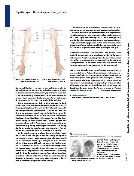 Vorschauseite 5: Nervenkompressionssyndrome – Wenn Nerven nerven