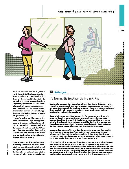 Vorschauseite 2: Ergotherapie im Alltag – Ergotherapie in Praxis oder Hausbesuch – reicht das?