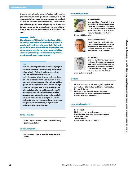 Vorschauseite 5: CI-Versorgung bei Senioren auch unter differenzialdiagnostischen Überlegungen