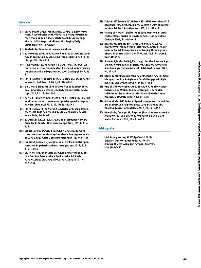 Vorschauseite 6: CI-Versorgung bei Senioren auch unter differenzialdiagnostischen Überlegungen