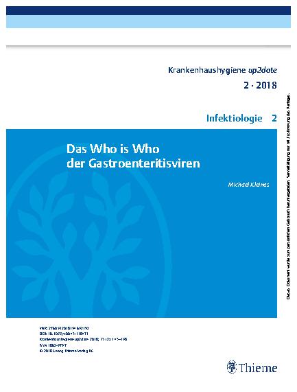 Vorschauseite 1: Das Who is Who der Gastroenteritisviren