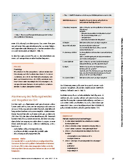 Vorschauseite 3: Palliativmedizinische Notfallpatienten Teil 1 – Handlungsoptionen und Symptomkontrolle