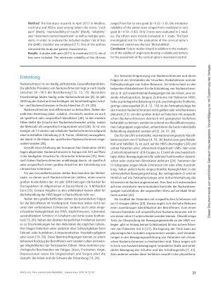 Vorschauseite 2: Intraund Intertester-Reliabilität klinischer Tests zur Untersuchung der Bewegungskontrolle bei Patienten mit Nackenschmerzen