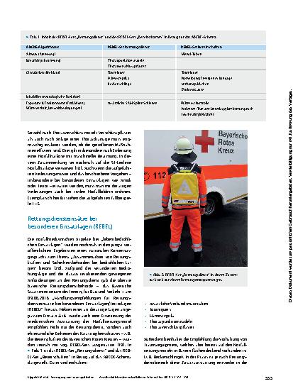 Vorschauseite 5: Versorgung von Traumapatienten mit dem „REBEL“-Set