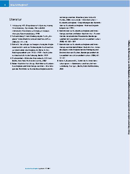 Vorschauseite 4: Was ist Hygiene?