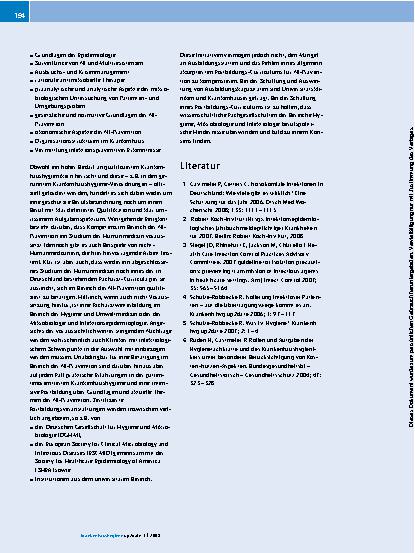 Vorschauseite 2: Infektionsschutz im Ausbildungsnotstand