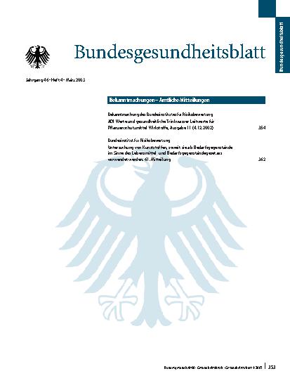 Vorschauseite 1: Bekanntmachungen – Amtliche Mitteilungen