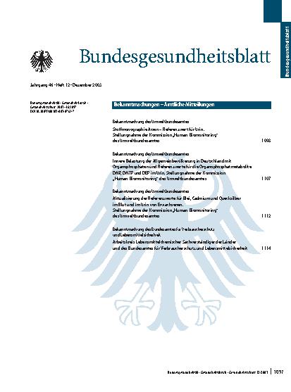 Vorschauseite 1: Bekanntmachungen—Amtliche Mitteilungen