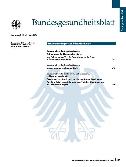 Vorschauseite 1: Bekanntmachungen—Amtliche Mitteilungen