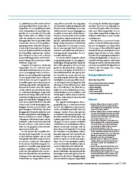 Vorschauseite 6: Sport oder körperliche Aktivität im Alltag?