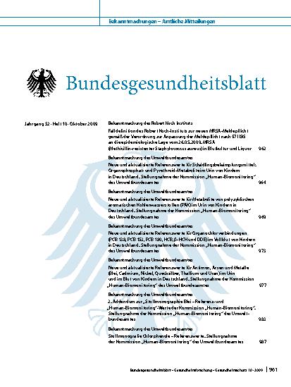 Vorschauseite 1: Bekanntmachungen Inhalt